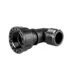 5 Pack Valve Manifold Swivel Fittings - 1" x 3/4" Swivel 90 Degree Street Ell, FPT x MPT