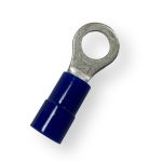 Ring Terminal Connector M5 Stud Circular 14-16 AWG Crimp